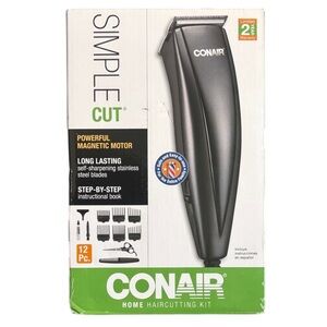 Conair Simple Cut Home Haircut Kit 12-Piece NIB READ